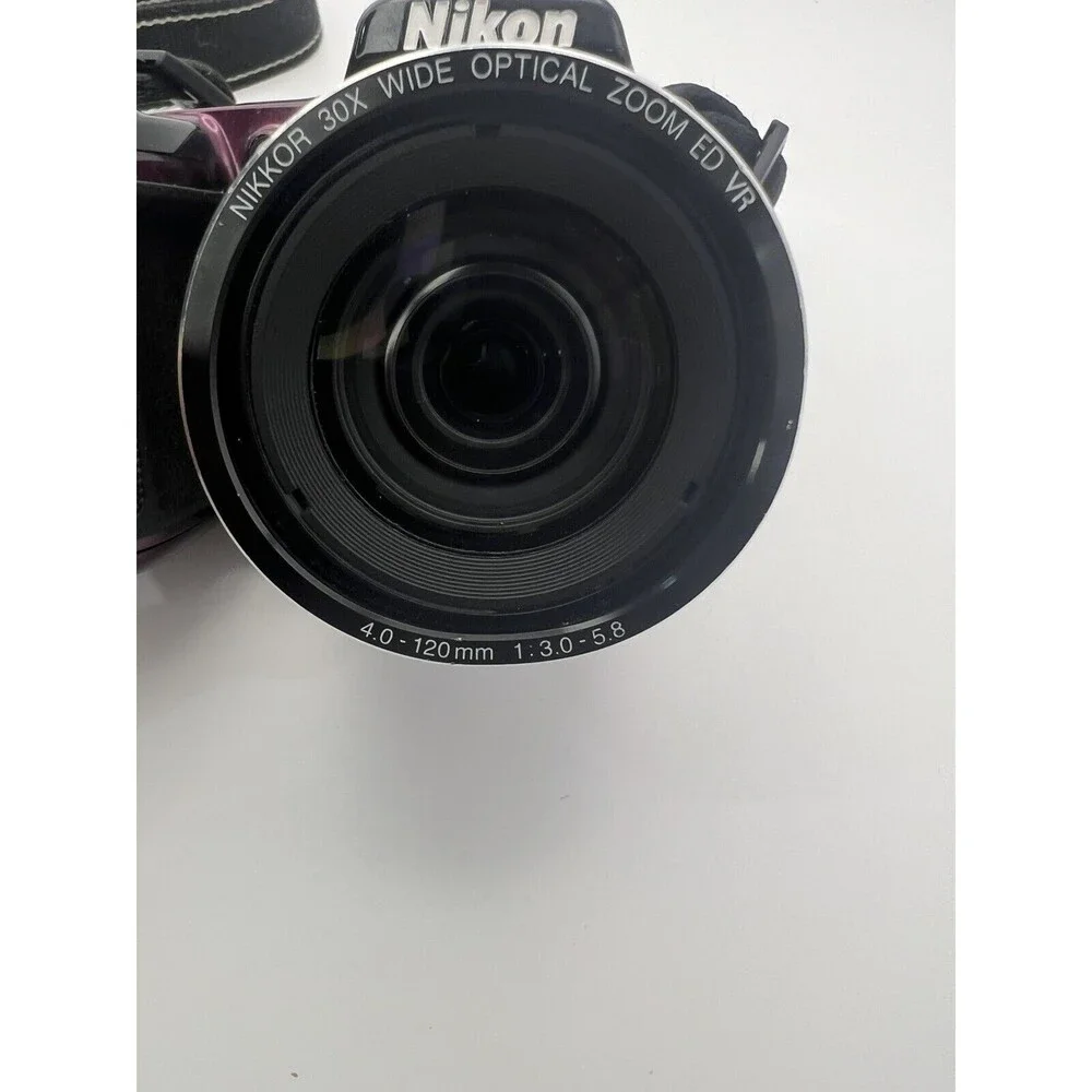 NIKON COOLPIX L820 COMPACT DIGITAL CAMERA PURPLE TESTED WORKING